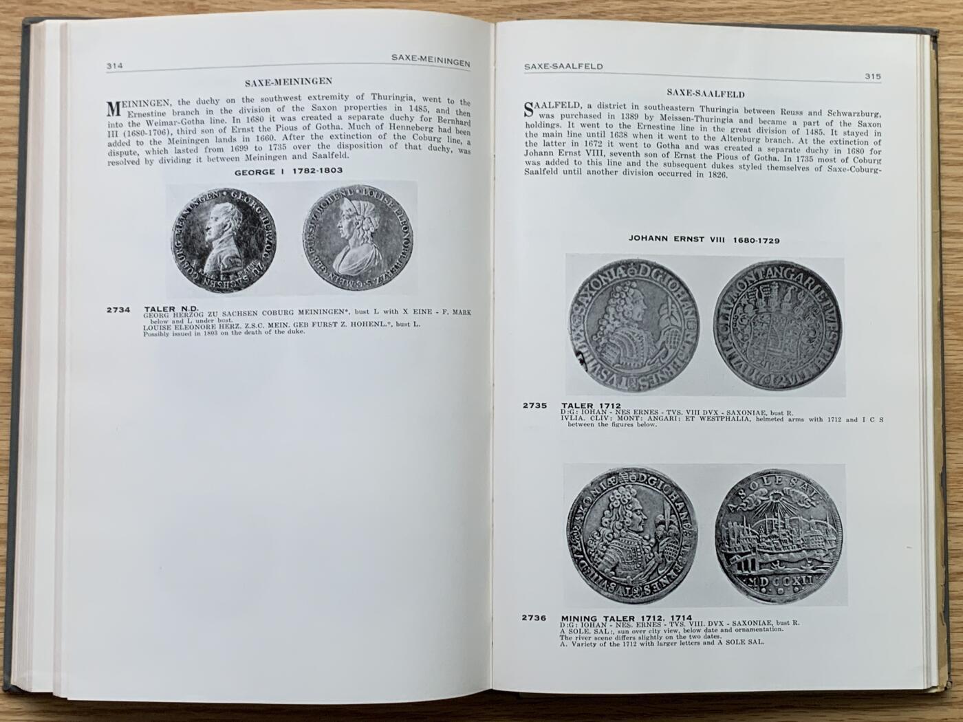 《竞宝斋》第450场 周日，周一，周二  3场连拍 （全场包邮，欢迎送拍） 达文波特德国泰勒1700-1800第二版，已绝版，PCGS和NGC官方参考目录，目录本身就是收藏品