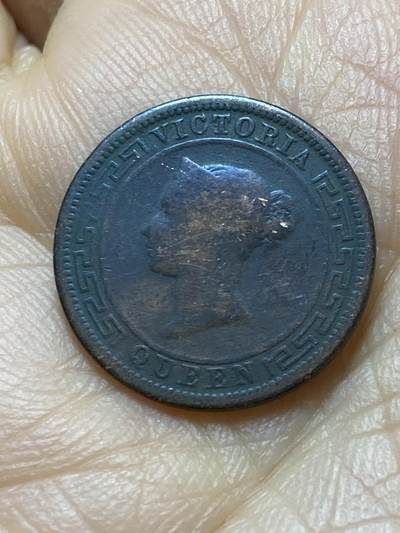 2025年第一百四十二场(总第一百六十八场）高品质英国一线回流散币年末特拍场第二场(免佣金) 英属锡兰1870年1/2分(维多利亚女王时期，铜材质版，首发年)