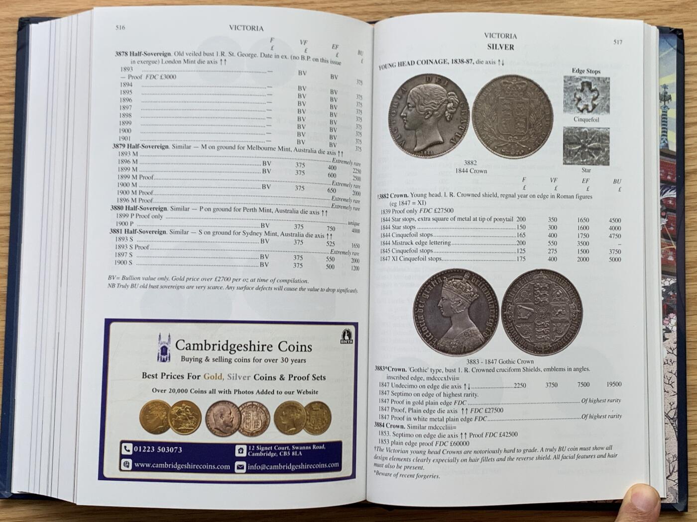 《竞宝斋》第450场 周日，周一，周二  3场连拍 （全场包邮，欢迎送拍） 2026最新版英国钱币标准目录，完整收录英国从打制币到10进制前的钱币，英系藏家必备，PCGS和NGC官方参考目录，约1.15公斤。