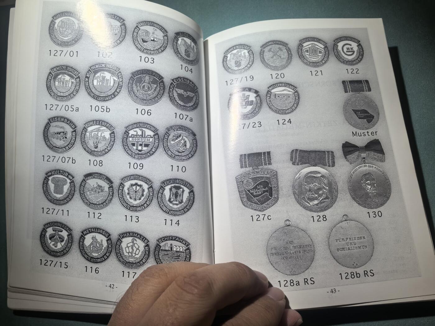 盛世勋华——号角文化勋章邮票专场拍卖第295期 东德官方出版 德意志民主共和国的勋章奖章证章  作者Frank Bartel签名 厚达448页