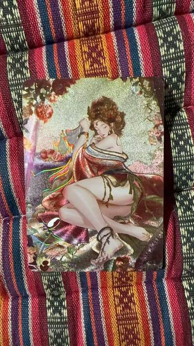 光影卡牌第27期，各家亲签，各家套卡，持续收拍品 - 玲姐冷烫粗闪十二花神潘夫人