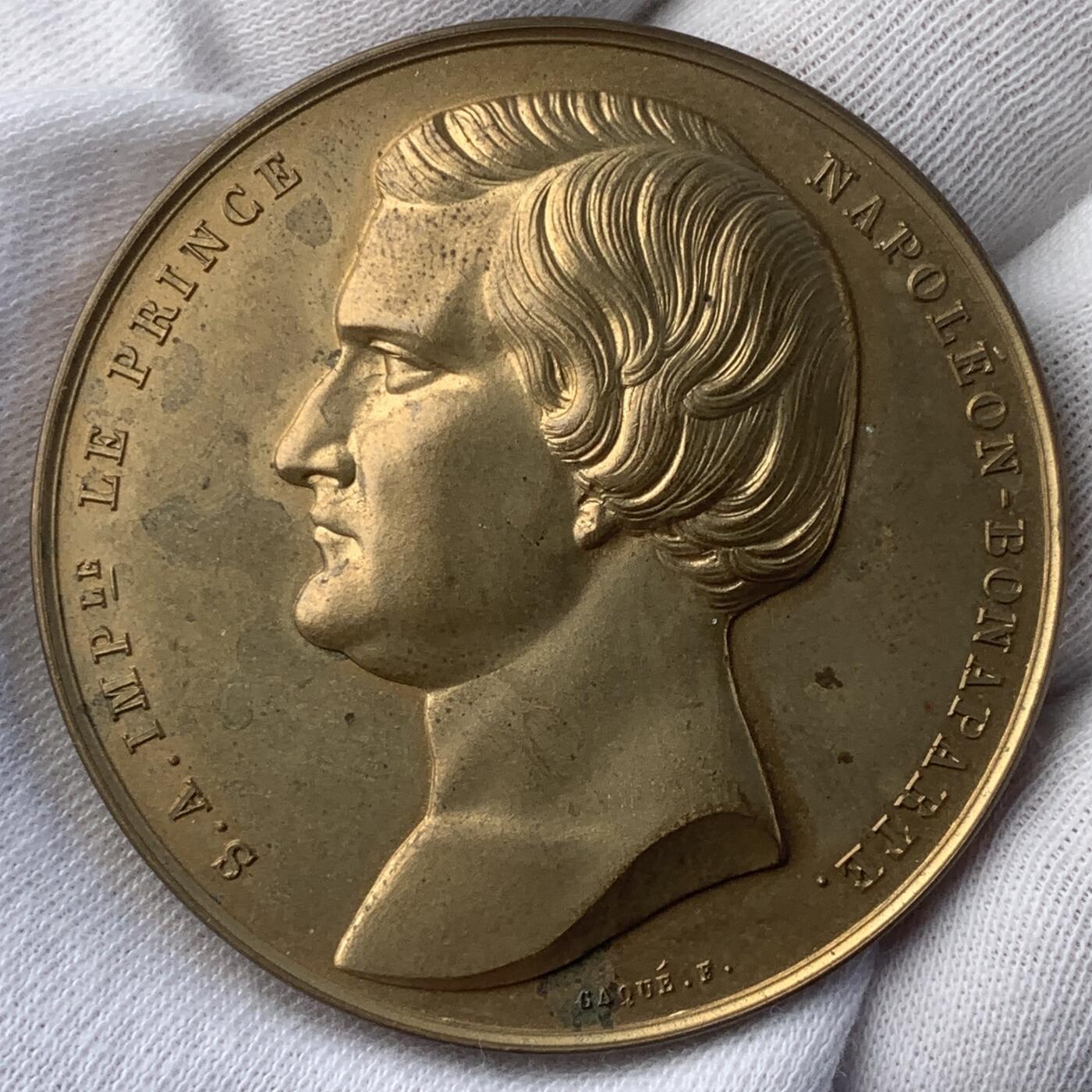 掌中浮雕-藏着的欧洲第047场 拿破仑亲王（热罗姆·波拿巴的幼子）铜章，50mm