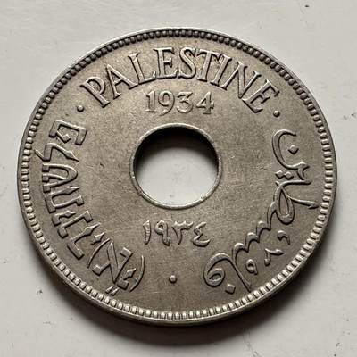 🌹外币初藏🌹🐯2025年第144场  每周二四六晚8️⃣点 接代拍 - 巴勒斯坦1934年10米尔