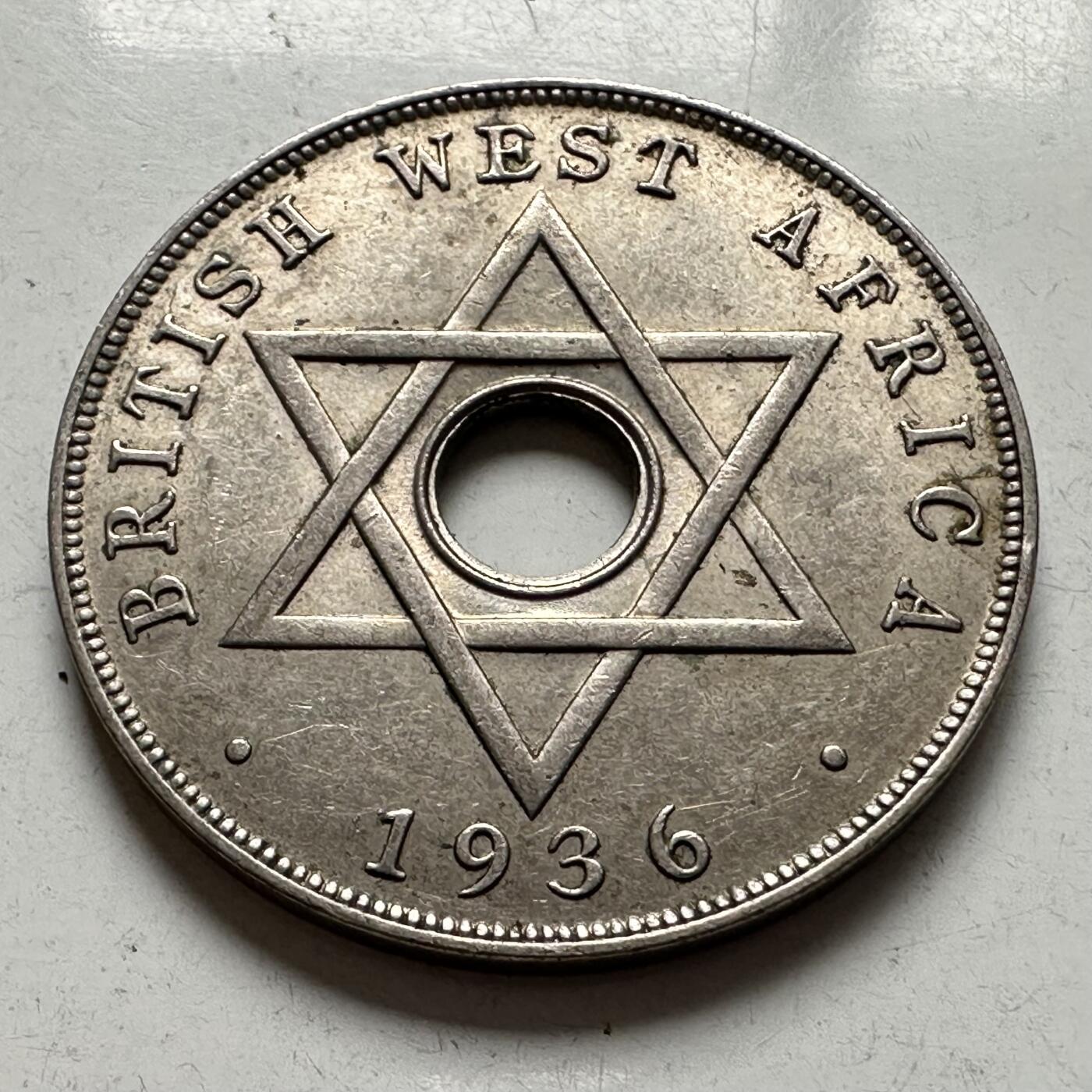 🌹外币初藏🌹🐯2025年第144场  每周二四六晚8️⃣点 接代拍 英属西非1936年一便士 爱八KN版