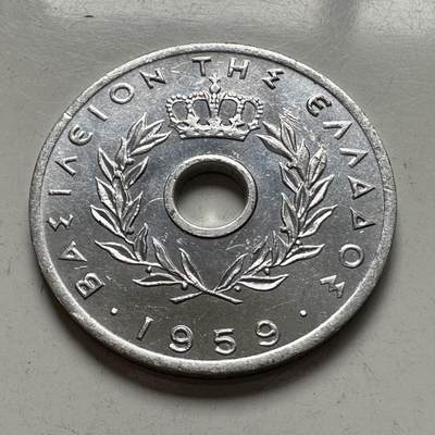 🌹外币初藏🌹🐯2025年第144场  每周二四六晚8️⃣点 接代拍 - 希腊1959年10雷普塔