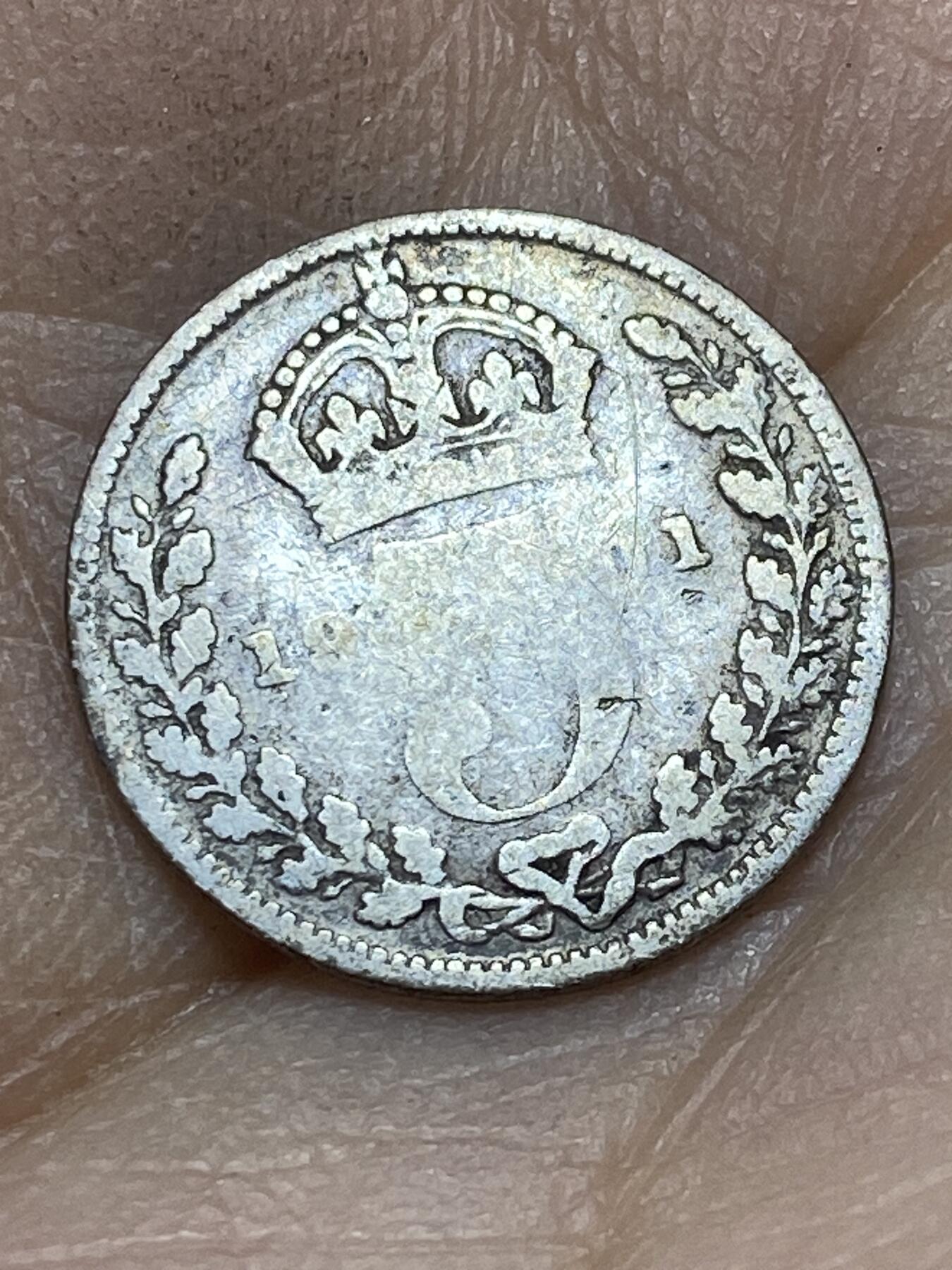 2025年第一百四十五场(总第一百七十一场）高品质英国一线回流散币年末特拍场第二场(免佣金) 英国🇬🇧1901年年3便士银币(维多利亚女王逝世年，老年披纱关门年)