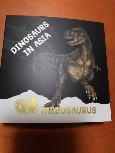 长老汇蛇年精选第八十六场拍卖 - 2022萨摩亚恐龙系列之塔博索龙20分椭圆形镀金精制铜币，盒证全，6500枚