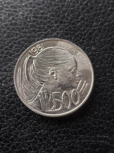 道一币馆币章第一百六十一场 - 圣马力诺1981年500里拉纪念银币