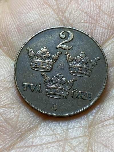 2025年第一百四十五场(总第一百七十一场）高品质英国一线回流散币年末特拍场第二场(免佣金) - 瑞典🇸🇪1926年2欧尔(古斯塔夫五世第一版)