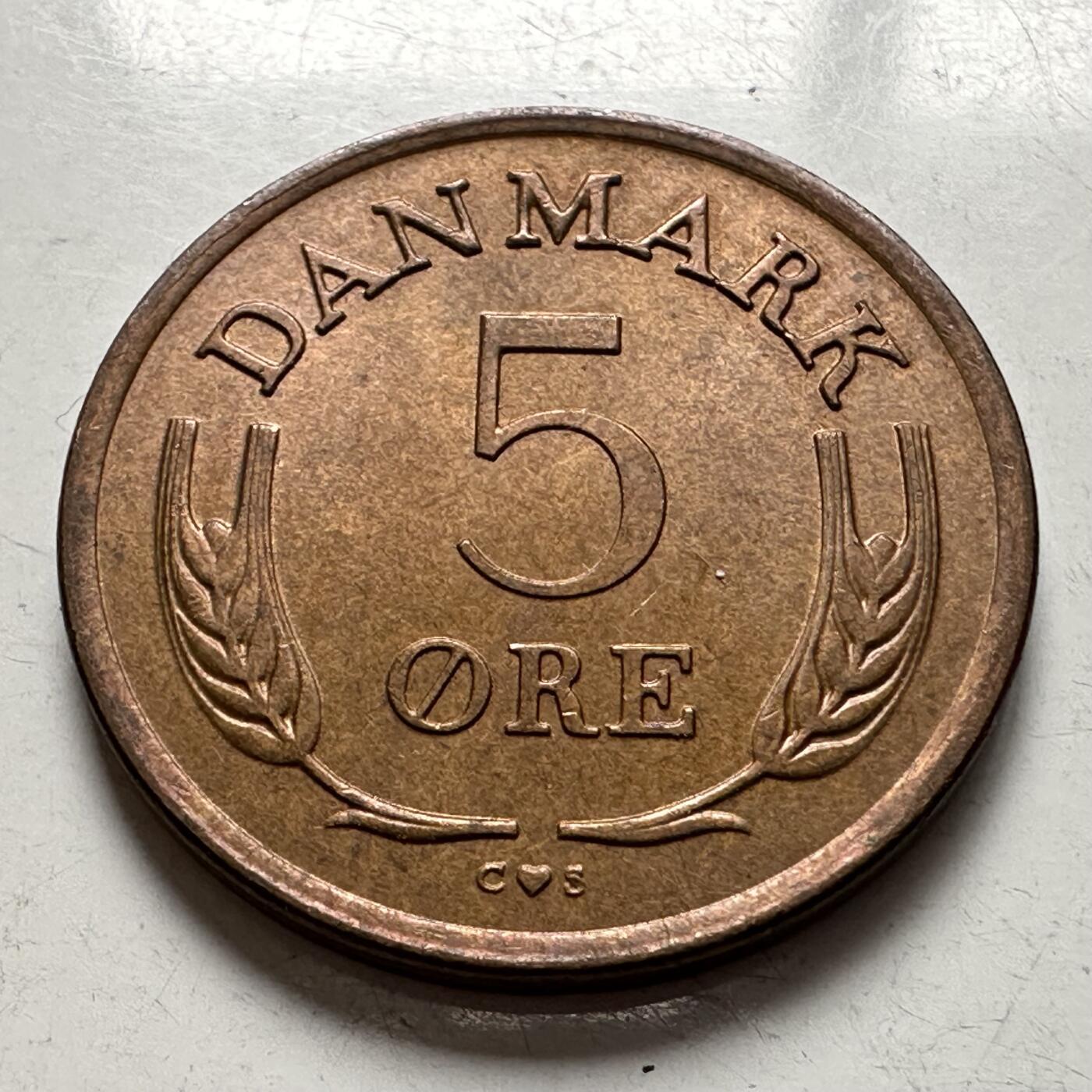 🌹外币初藏🌹🐯2025年第144场  每周二四六晚8️⃣点 接代拍 丹麦1962年五欧尔