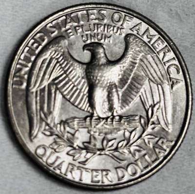 文馨钱币收藏第 286 场，圣诞节专场【 长期接收代拍品低至 0 佣金】 - 原光 1997 年美国白头鹰 25 美分