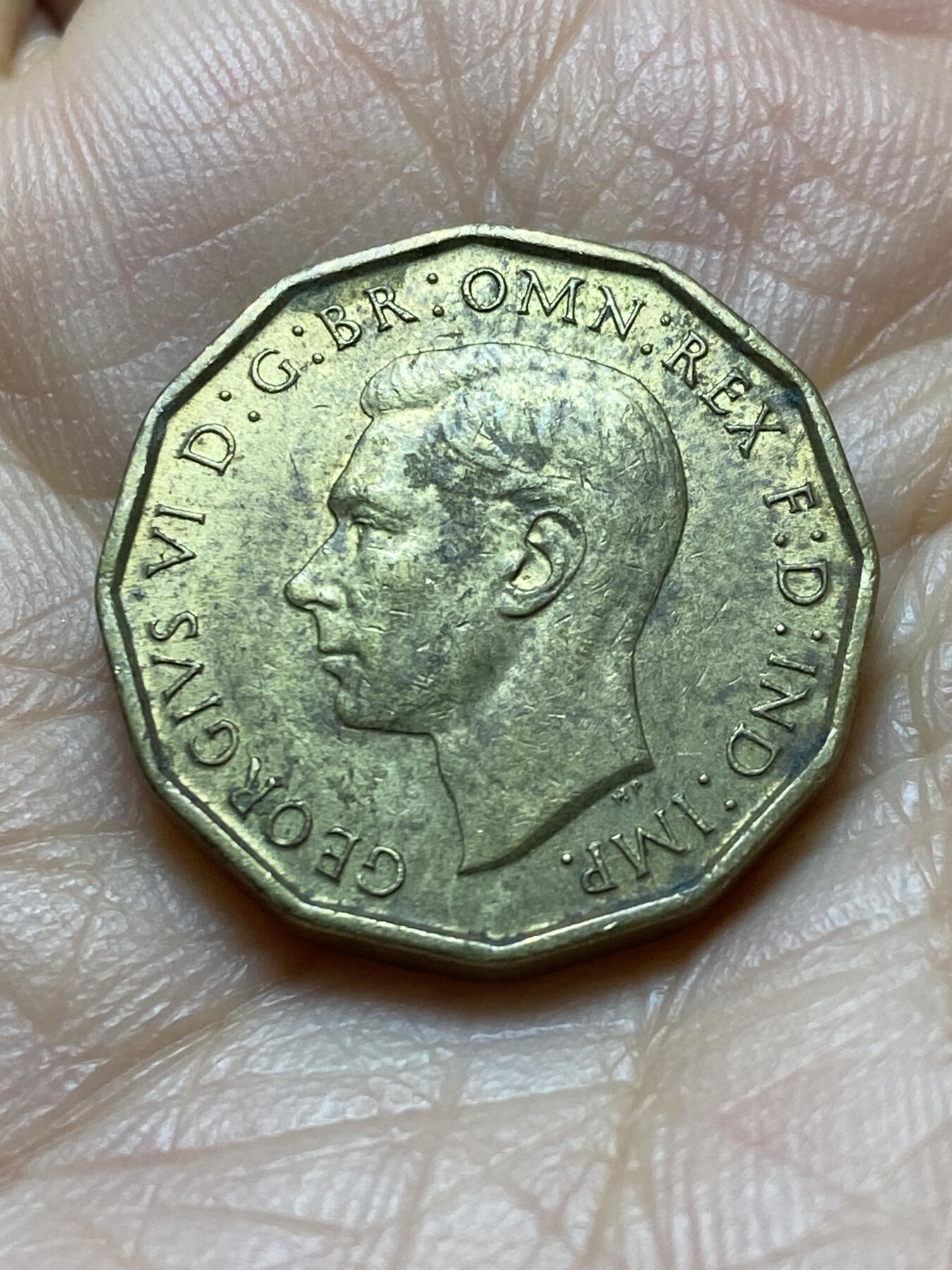 2025年第一百四十五场(总第一百七十一场）高品质英国一线回流散币年末特拍场第二场(免佣金) 英国🇬🇧1943年3便士(乔治六世第一版)