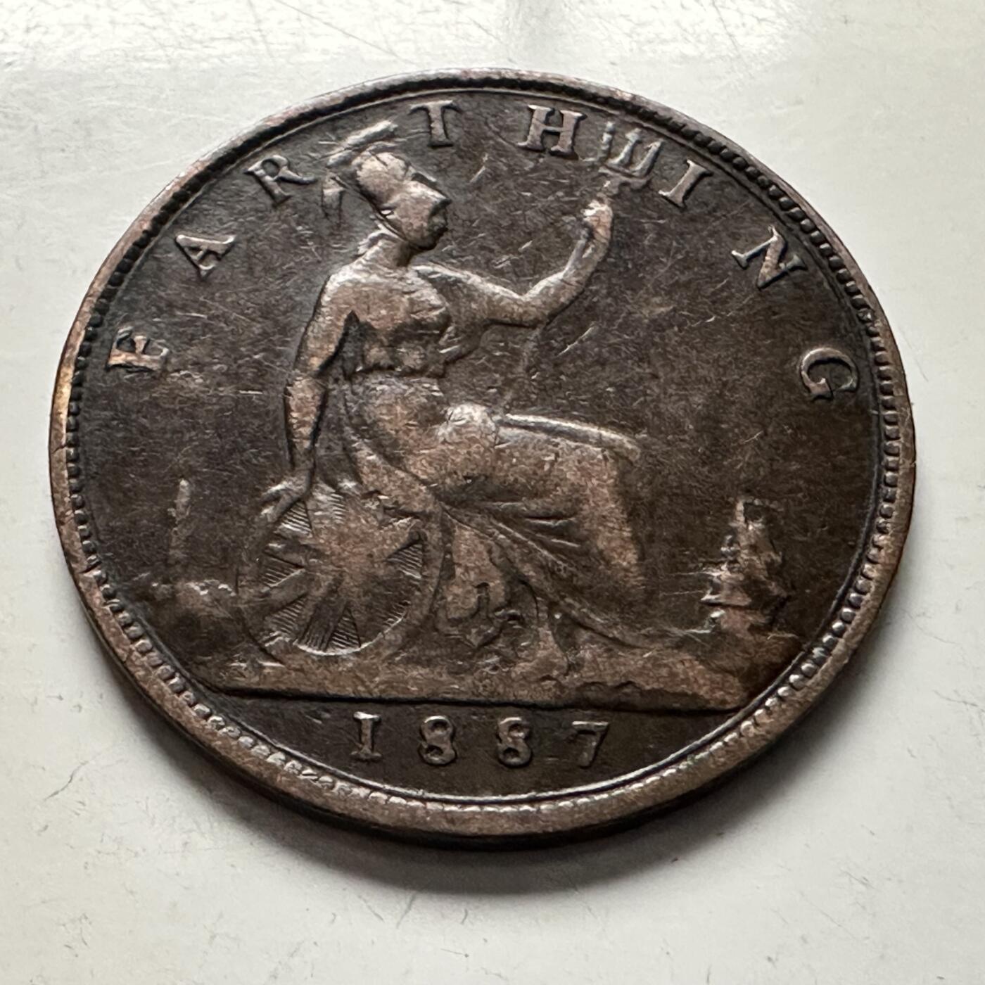 🌹外币初藏🌹🐯2025年第144场  每周二四六晚8️⃣点 接代拍 英国1887年一法新