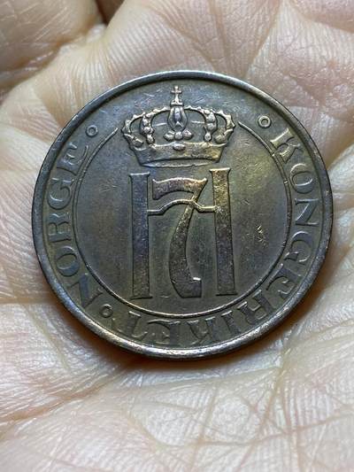 2025年第一百四十二场(总第一百六十八场）高品质英国一线回流散币年末特拍场第二场(免佣金) 挪威🇳🇴1938年5欧尔(哈康七世第二版)