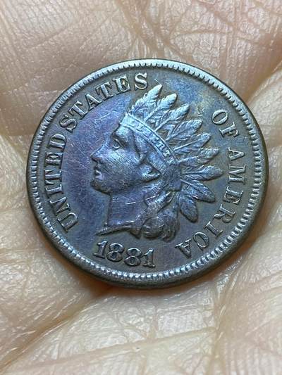 2025年第一百四十二场(总第一百六十八场）高品质英国一线回流散币年末特拍场第二场(免佣金) 稀少好品早期年份–美国🇺🇸1881年1分(印第安1分第三版)