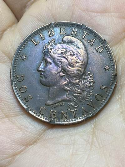 2025年第一百四十四场(总第一百七十场）品种丰富英国一线回流散币年末特拍场第一场(免佣金) - 阿根廷🇦🇷1890年2分大铜币