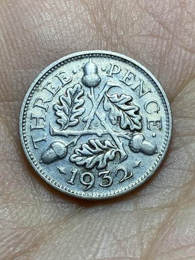 2025年第一百四十五场(总第一百七十一场）高品质英国一线回流散币年末特拍场第二场(免佣金) - 英国🇬🇧1932年3便士银币(乔治五世第四版，500银)