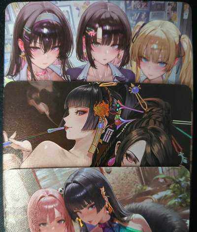 花开卡拍第53期（12月28号周日截拍，品控勿拍!!!拍品不寄存，运费5元，自制卡难免瑕疵，可能存在轻微撞角爆边等出厂瑕疵，品控介意勿拍！） - 次元鉴赏 最新满百、两百、三百赠卡，大雷萌妹，彩闪3张