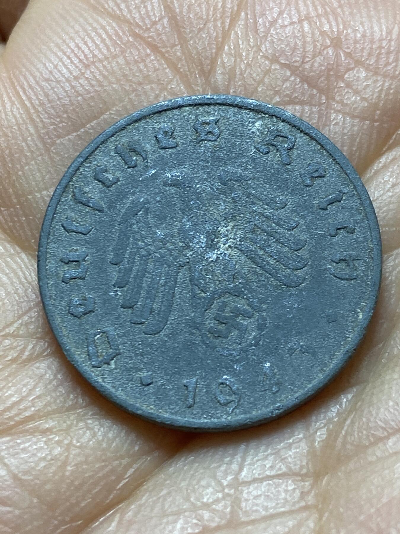 2025年第一百四十五场(总第一百七十一场）高品质英国一线回流散币年末特拍场第二场(免佣金) 德意志第三帝国1943年10芬妮(A标柏林造)