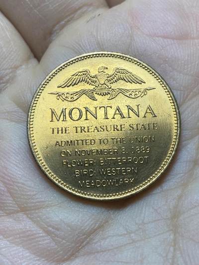2025年第一百四十四场(总第一百七十场）品种丰富英国一线回流散币年末特拍场第一场(免佣金) - 精美–美国🇺🇸纪念章(蒙大拿州纪念章州府海伦娜，第41个加入美利坚联邦的州)