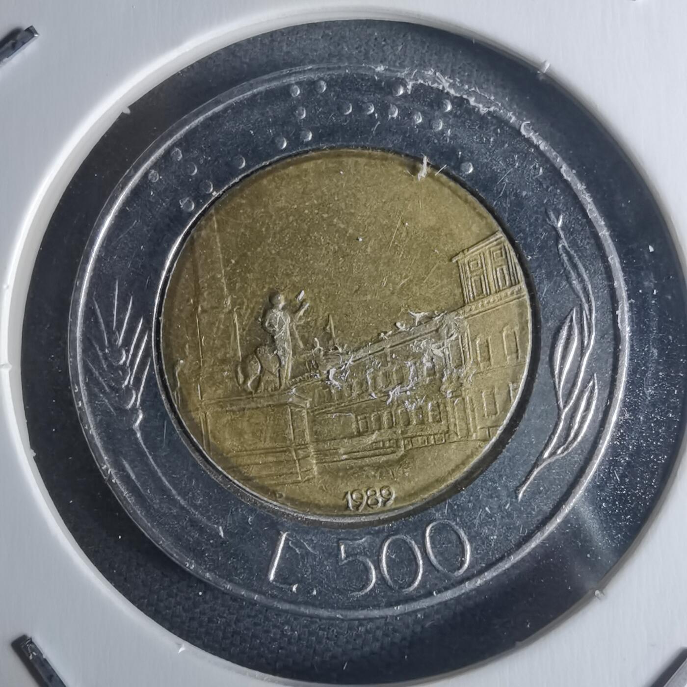 沼泽如烟--第942场 意大利1989年500里拉