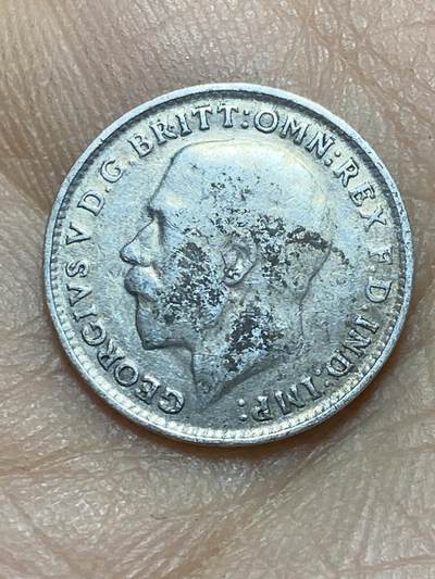 2025年第一百四十二场(总第一百六十八场）高品质英国一线回流散币年末特拍场第二场(免佣金) 英国🇬🇧1917年3便士银币(乔治五世第一版，925高银)