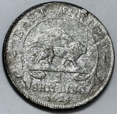 文馨钱币收藏第 286 场，圣诞节专场【 长期接收代拍品低至 0 佣金】 - 1924 年英属东非乔治五世 1 先令银币