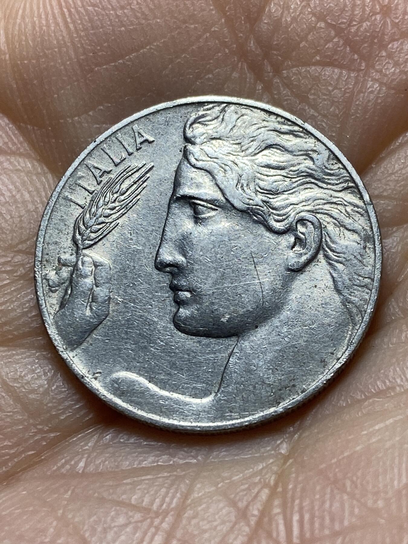 2025年第一百四十五场(总第一百七十一场）高品质英国一线回流散币年末特拍场第二场(免佣金) 好品–意大利王国1920年20分(维托里奥·埃马努埃莱三世第二套)