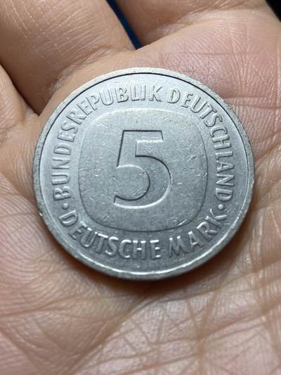 2025年第一百四十五场(总第一百七十一场）高品质英国一线回流散币年末特拍场第二场(免佣金) - 德国🇩🇪1982年5德国马克(D标，慕尼黑造)