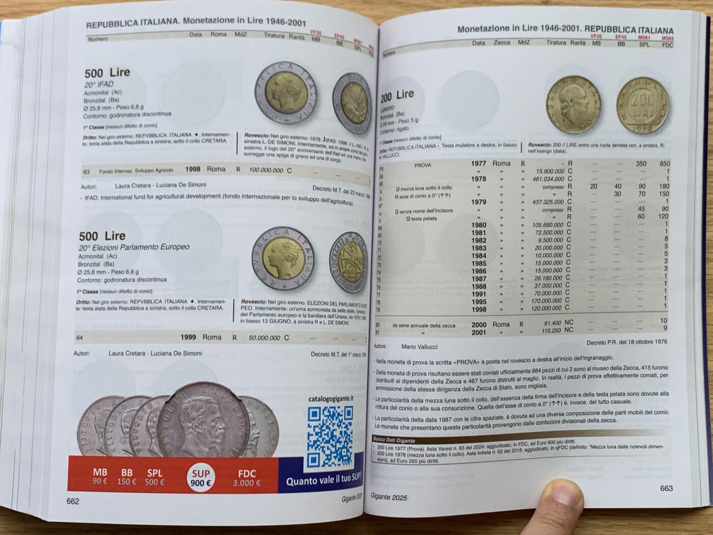 《竞宝斋》第450场 周日，周一，周二  3场连拍 （全场包邮，欢迎送拍） GIGANTE2025意大利钱币目录 最新2025版 厚达700多页