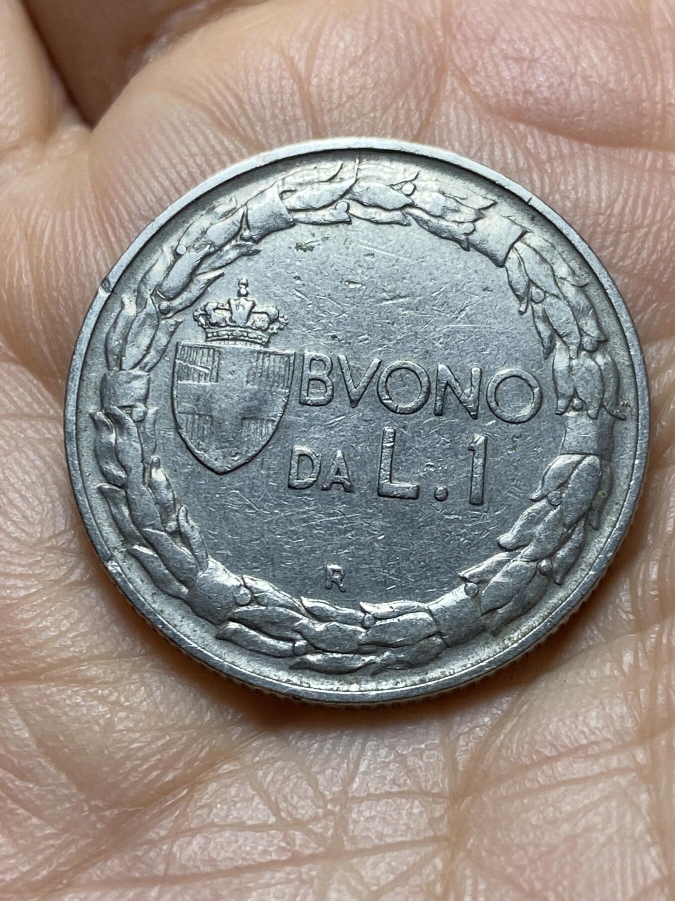 2025年第一百四十五场(总第一百七十一场）高品质英国一线回流散币年末特拍场第二场(免佣金) 意大利王国1922年1里拉(维托里奥·埃马努埃莱三世第三套首发年)