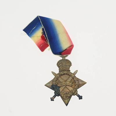 勋章奖章交易所2025年12月28拍卖 - 英国1914-15之星奖章，铜，授予LEAVEY