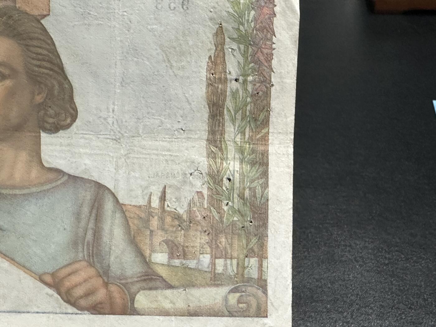 《外钞收藏家》第五百九十六期（精品大拍场）（本平台长期征集拍品、欢迎藏友们联系合作） 1953年法国1万法郎 非全新 品相如图