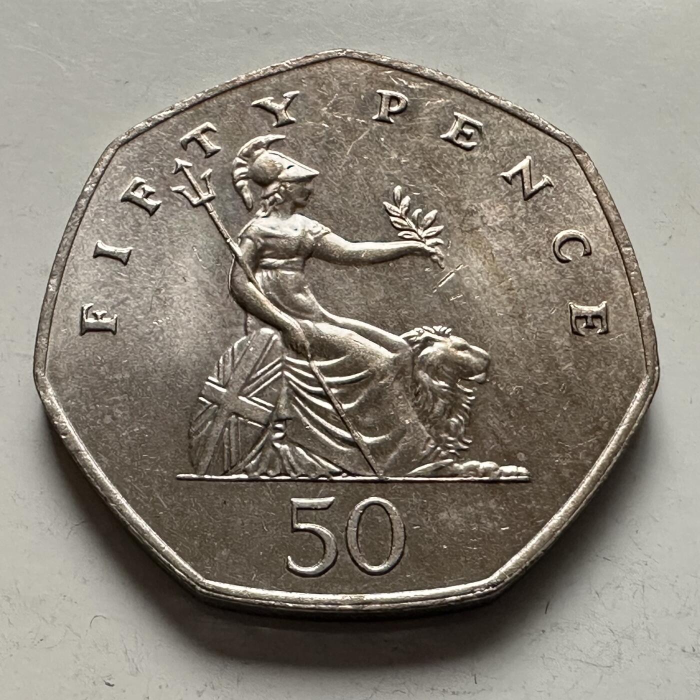 🌹外币初藏🌹🐯2025年第144场  每周二四六晚8️⃣点 接代拍 英国1983年50便士 