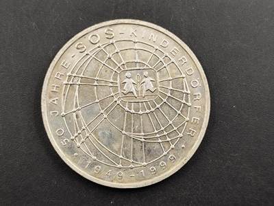 12月20日徽章钱币专场 - 1999年德国S0S儿童救援银币