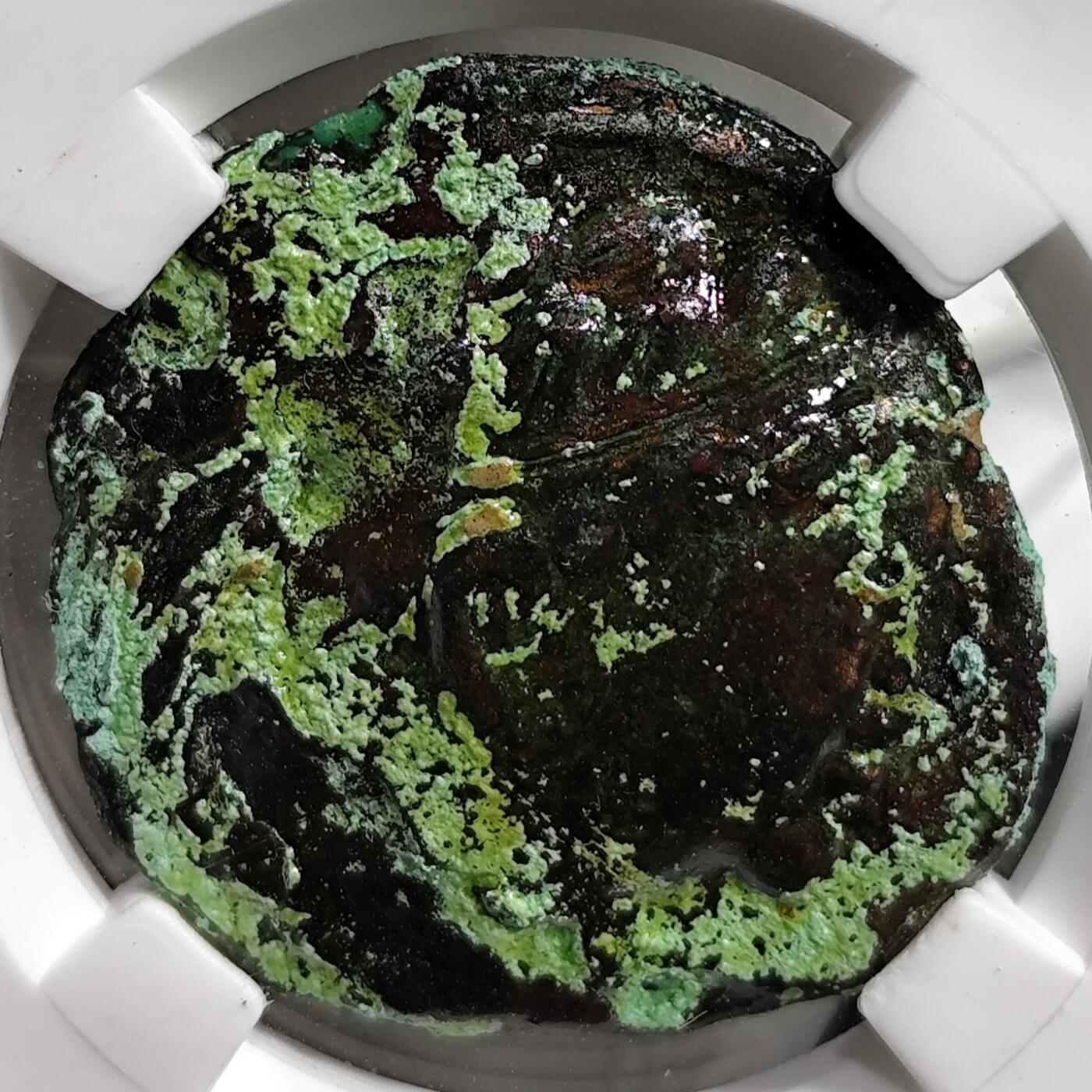 希腊罗马丝路打制币化石【中外钱币放漏】专场！陆小鱼的钱币仓，限时拍卖第080场 大月氏铜币 巴克特利亚地区打制