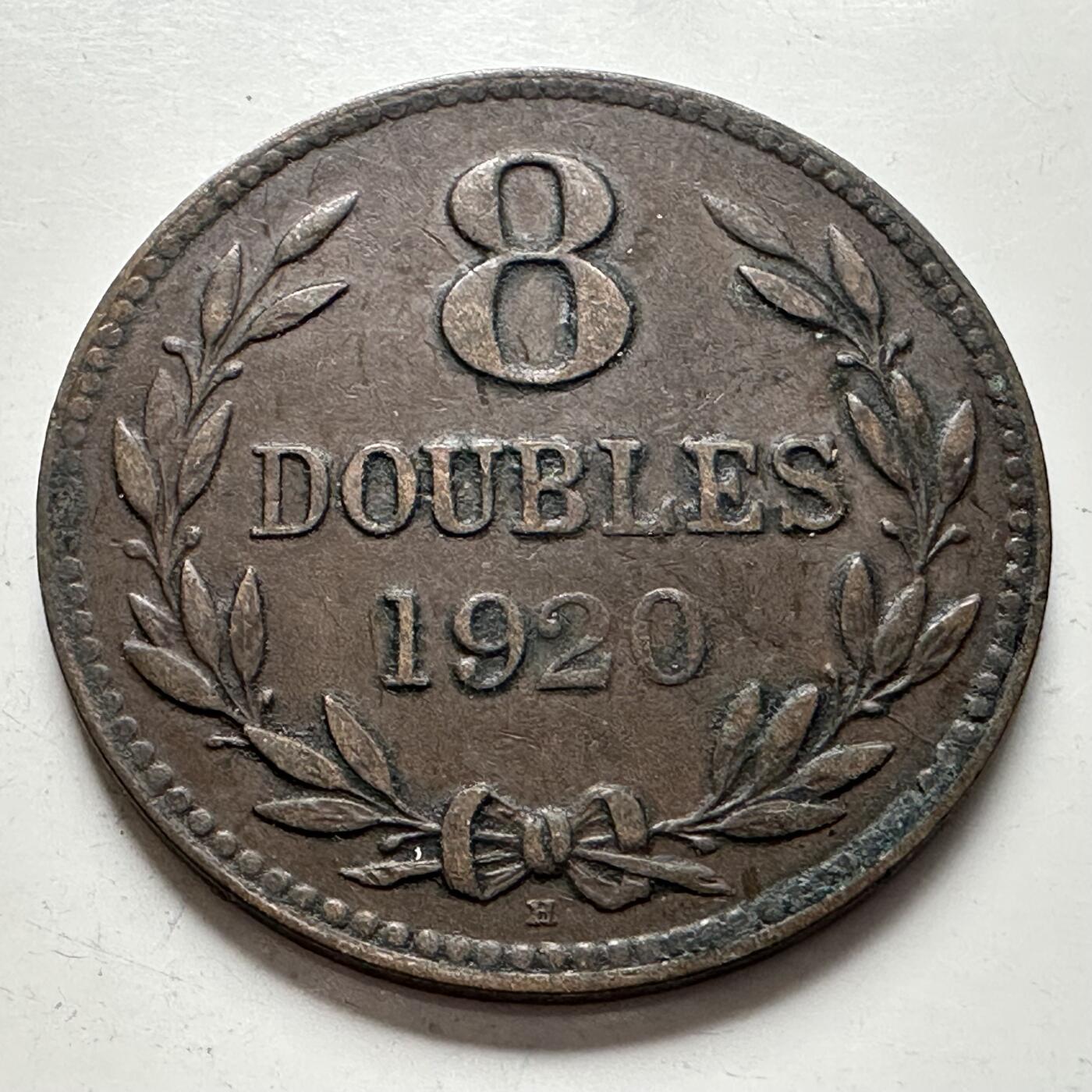 🌹外币初藏🌹🐯2025年第144场  每周二四六晚8️⃣点 接代拍 根西岛1920年8道布