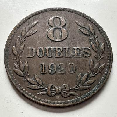 🌹外币初藏🌹🐯2025年第144场  每周二四六晚8️⃣点 接代拍 - 根西岛1920年8道布