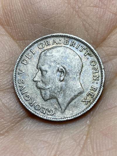 2025年第一百四十二场(总第一百六十八场）高品质英国一线回流散币年末特拍场第二场(免佣金) 英国🇬🇧1921年6便士银币(乔治五世第二版，500银)