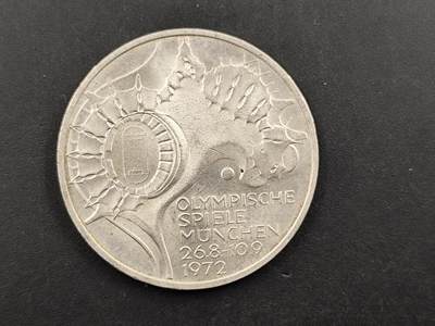 12月20日徽章钱币专场 - 德国1972年慕尼黑10马克银币