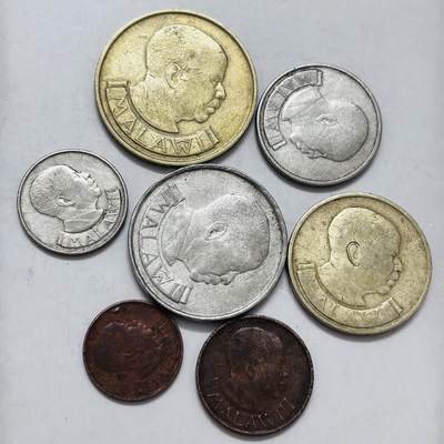 文馨钱币收藏第 286 场，圣诞节专场【 长期接收代拍品低至 0 佣金】 - 好品马拉维 7 枚套