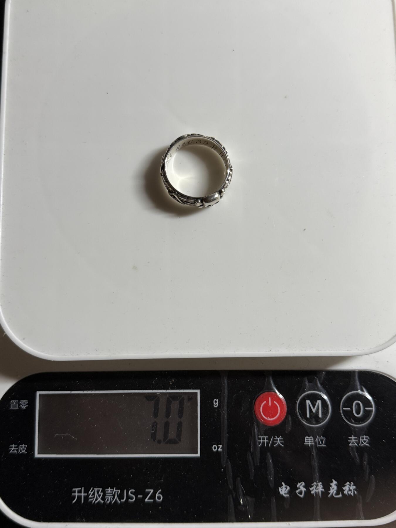 欢庆元旦！戎马世界章牌大赏第109期元旦大拍 德国二战荣誉骷髅戒指，银制复刻