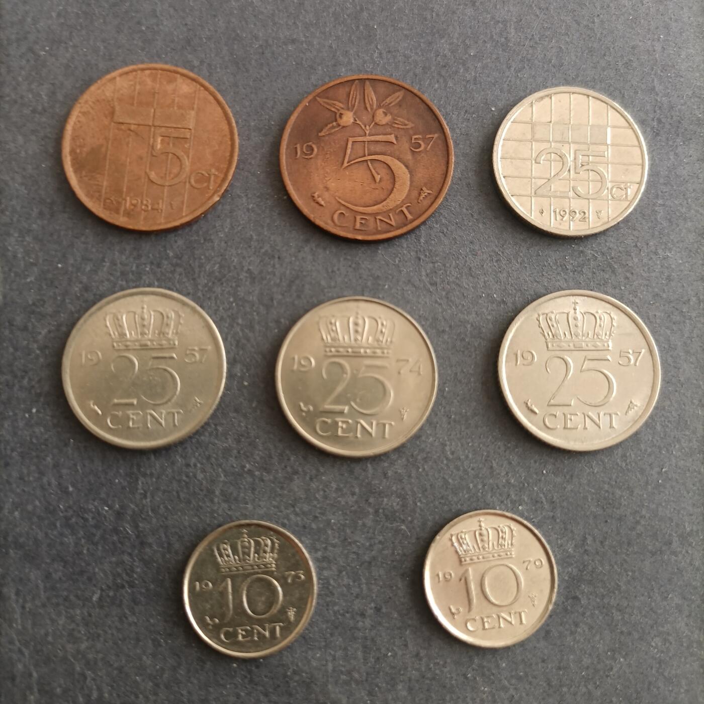 【游宝包邮场】蛇年第101期 世界各国纪念币 荷兰 8枚