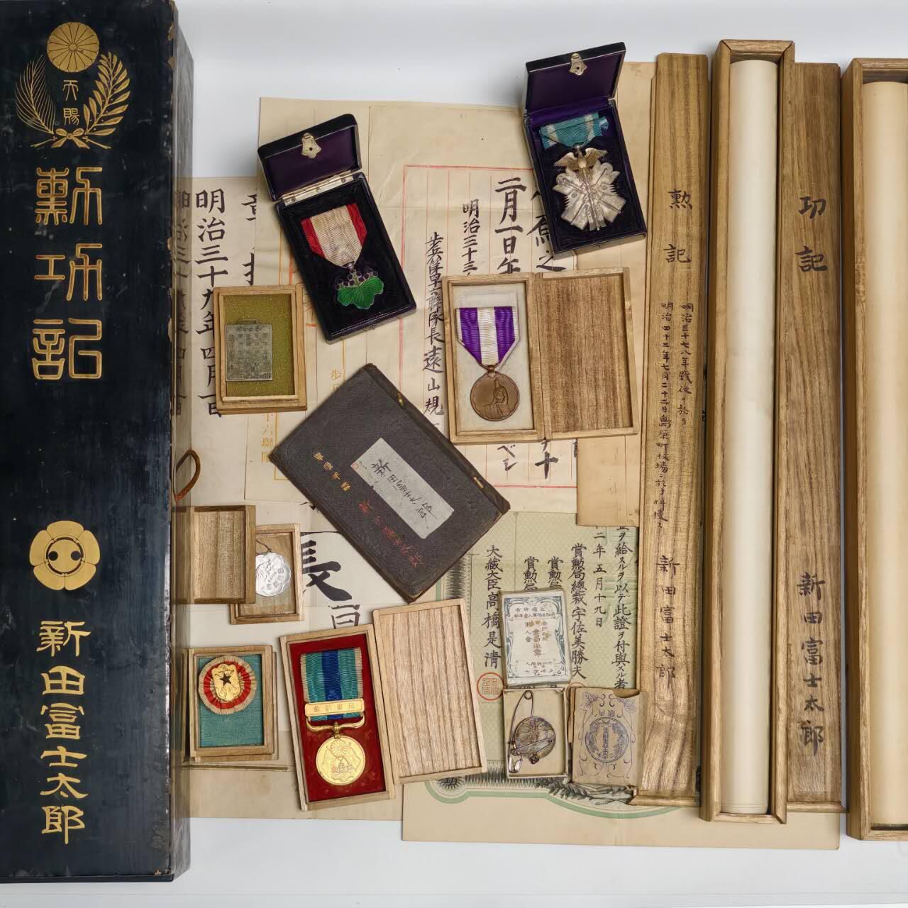 勋章奖章交易所2025年12月28拍卖 日俄战争军曹大全套（包含个人手碟稀少）