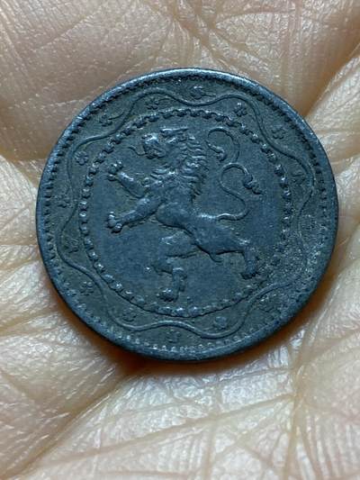 2025年第一百四十二场(总第一百六十八场）高品质英国一线回流散币年末特拍场第二场(免佣金) 比利时🇧🇪1916年5分(一战德国占领时期，关门年仅发行2年)