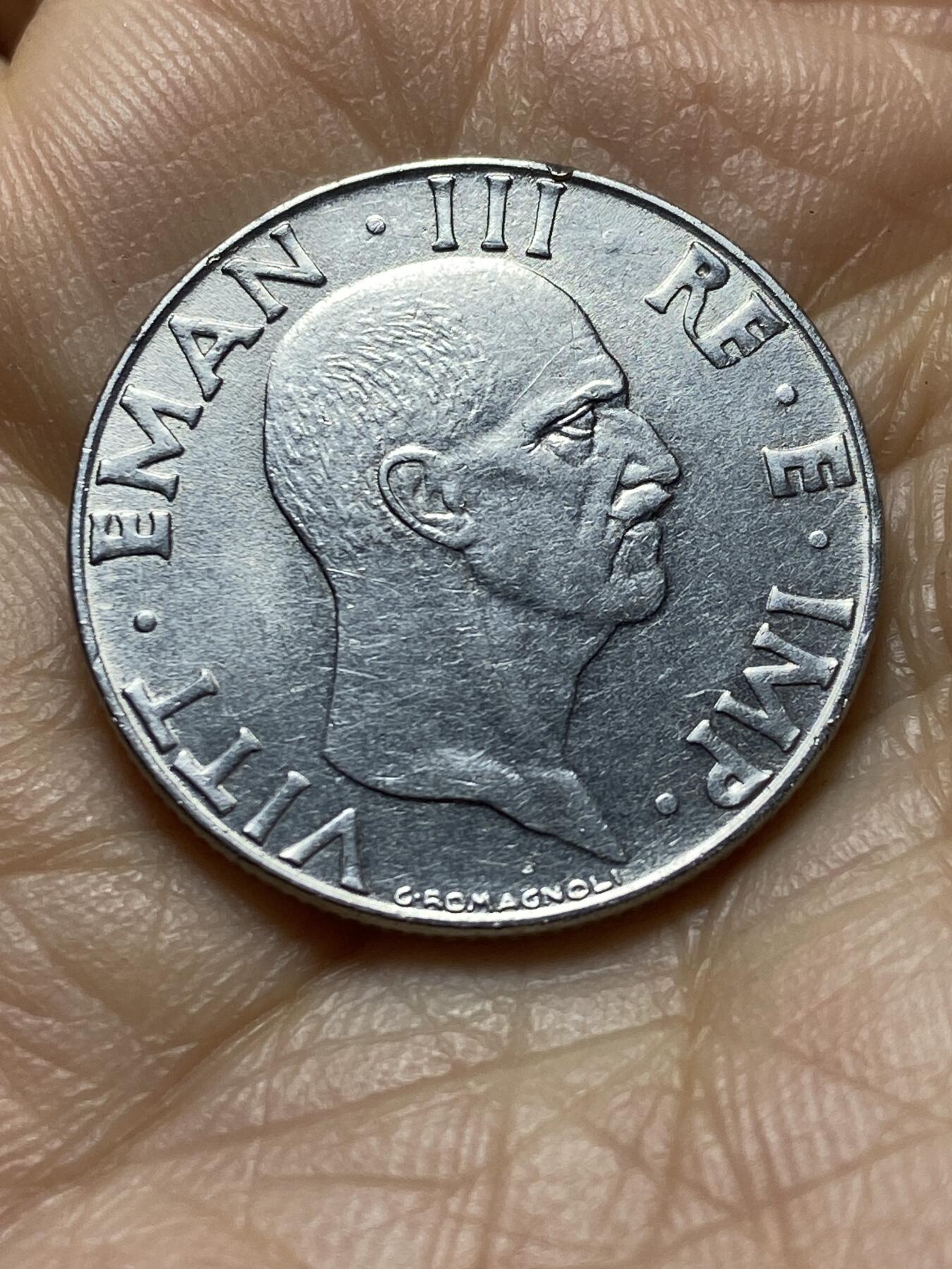 2025年第一百四十五场(总第一百七十一场）高品质英国一线回流散币年末特拍场第二场(免佣金) 意大利王国1940年50分(1940 R Yr XVIII ，维托里奥·埃马努埃莱三世第四版，有磁版)