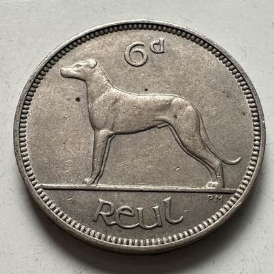 🌹外币初藏🌹🐯2025年第144场  每周二四六晚8️⃣点 接代拍 - 爱尔兰1948年六便士