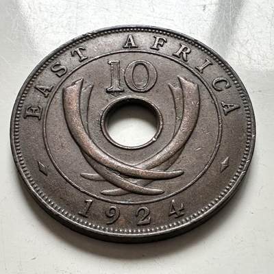 🌹外币初藏🌹🐯2025年第144场  每周二四六晚8️⃣点 接代拍 - 英属东非1924年十分