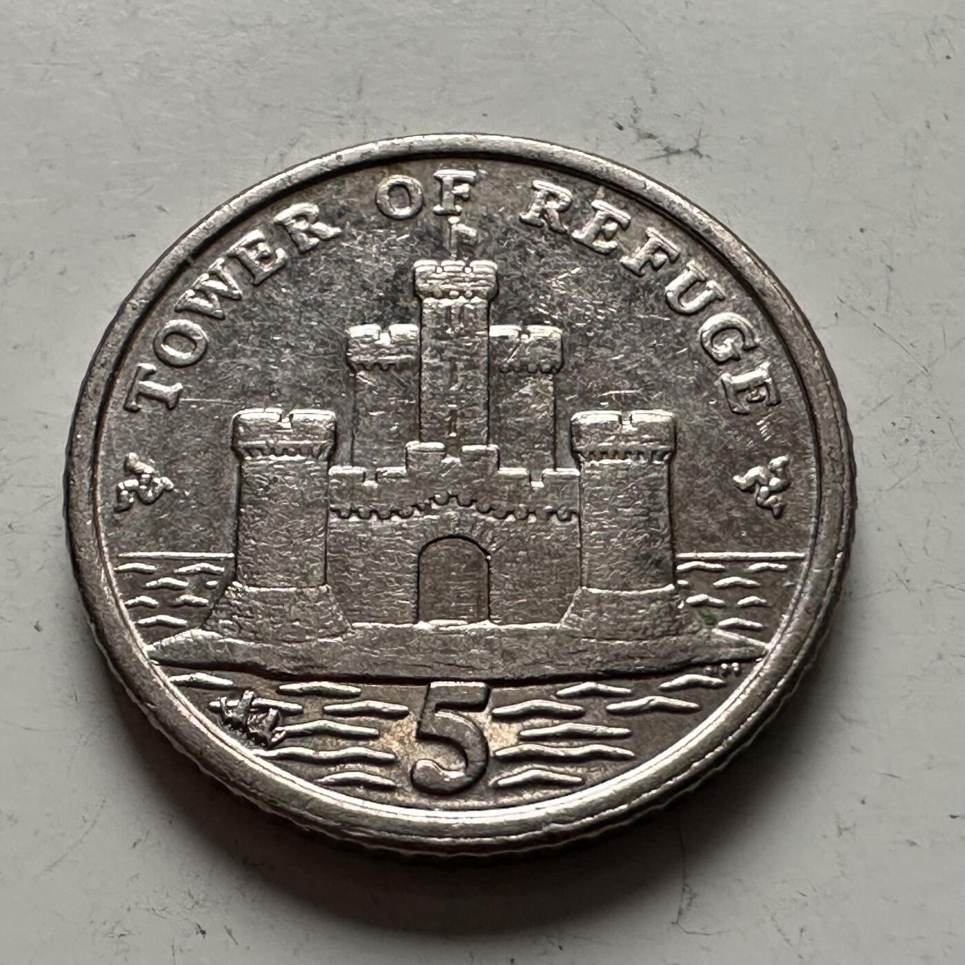 🌹外币初藏🌹🐯2025年第144场  每周二四六晚8️⃣点 接代拍 马恩岛2013年5便士 a