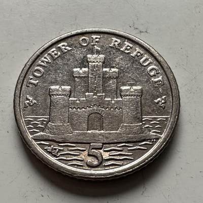 🌹外币初藏🌹🐯2025年第144场  每周二四六晚8️⃣点 接代拍 - 马恩岛2013年5便士 a